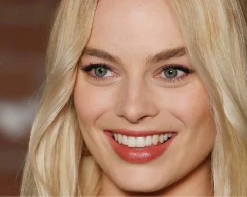 margot robbie teeth