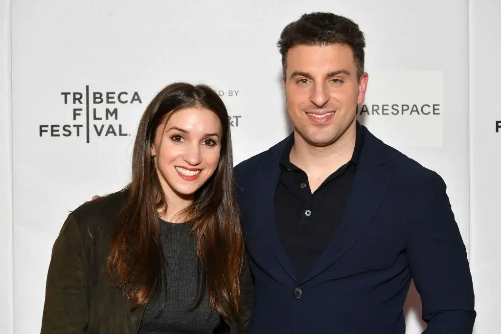 brian chesky with his wife