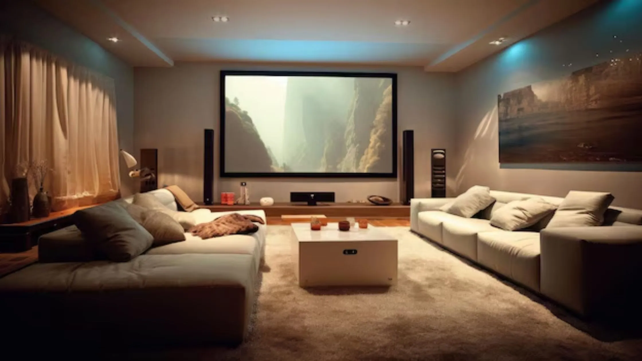 Perfect Couch For Your Home Theater